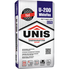 Клей для плитки UNIS WhiteFlex U-200 5 кг