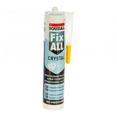 Клей-герметик SOUDAL FIX ALL CRYSTAL прозрачный, 290 мл 119130