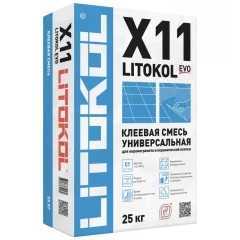 Универсальный цементный клей с фиброволокном LITOKOL X11 EVO 25 кг